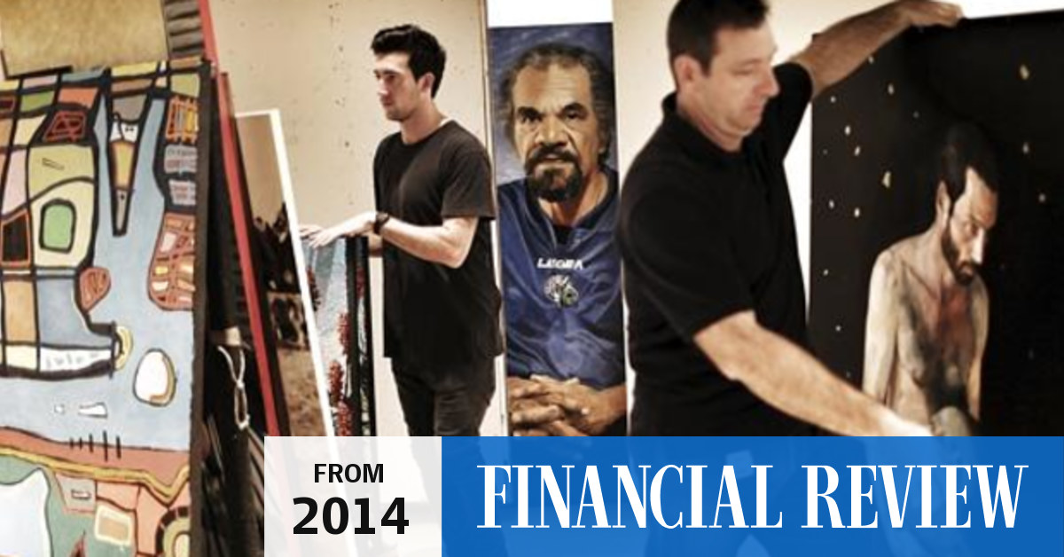 NSW art prizes paintings prepped, ready for presentation